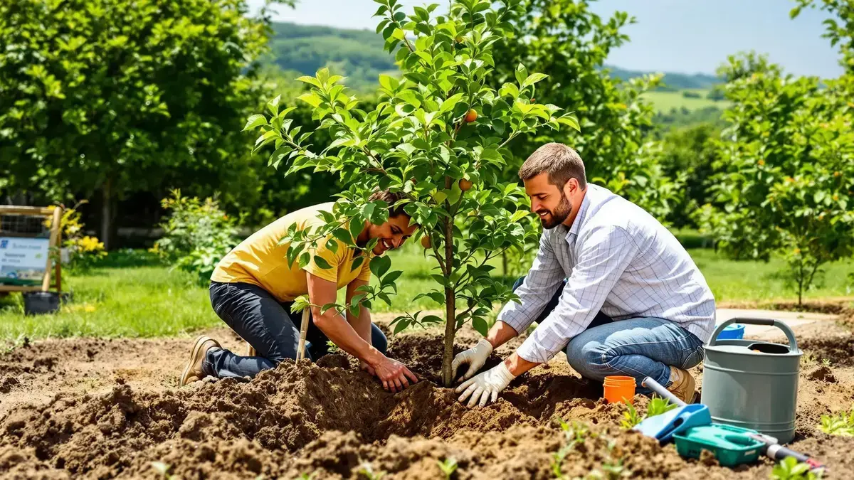 Om succesvol een fruitboom te planten, vergeet deze essentiële stap niet die hoveniers strikt volgen